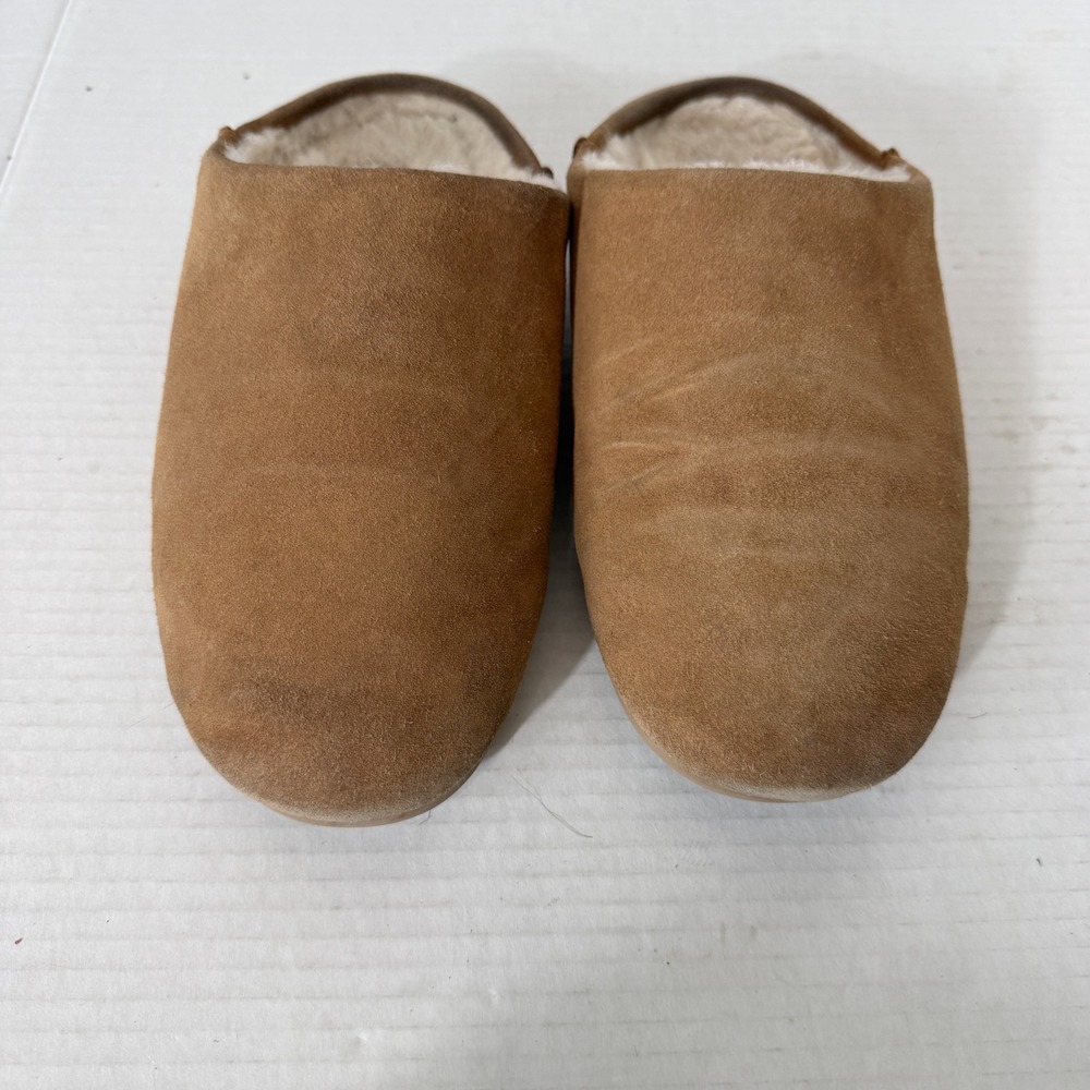 UGG Women's Elea Chestnut Sheepskin Slip On Comfort Slippers Size 7 - Picture 2 of 7